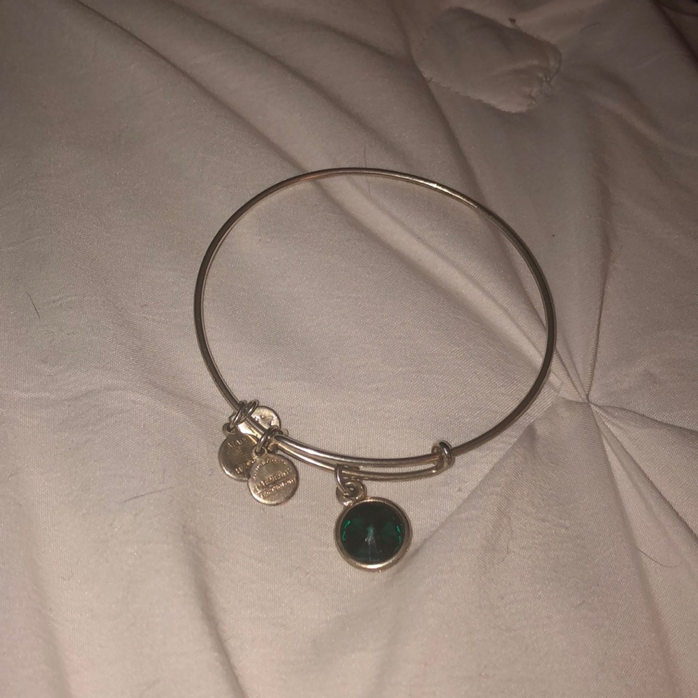 Alex and Ani MAY BIRTHSTONE emerald charm